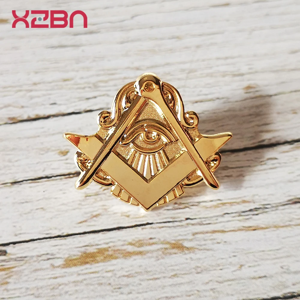 Масонские значки для бабочки Масонский свободный круг из цинкового сплава с изысканным материалом брошь Сувениры подарки
