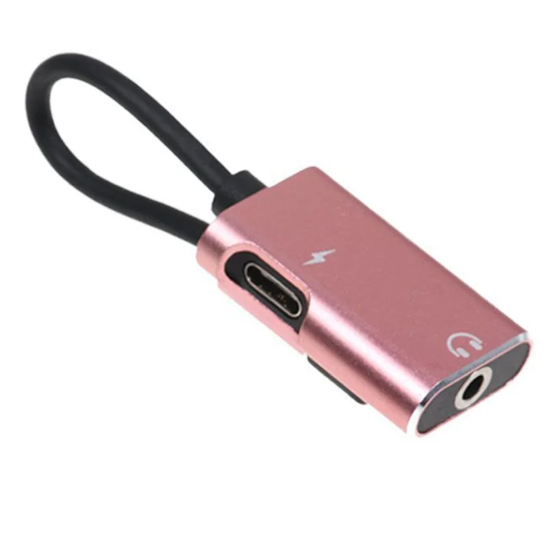Новый USB Type C к 3 5 мм Jack аудио адаптер для наушников конвертер DOM668|Переходники и