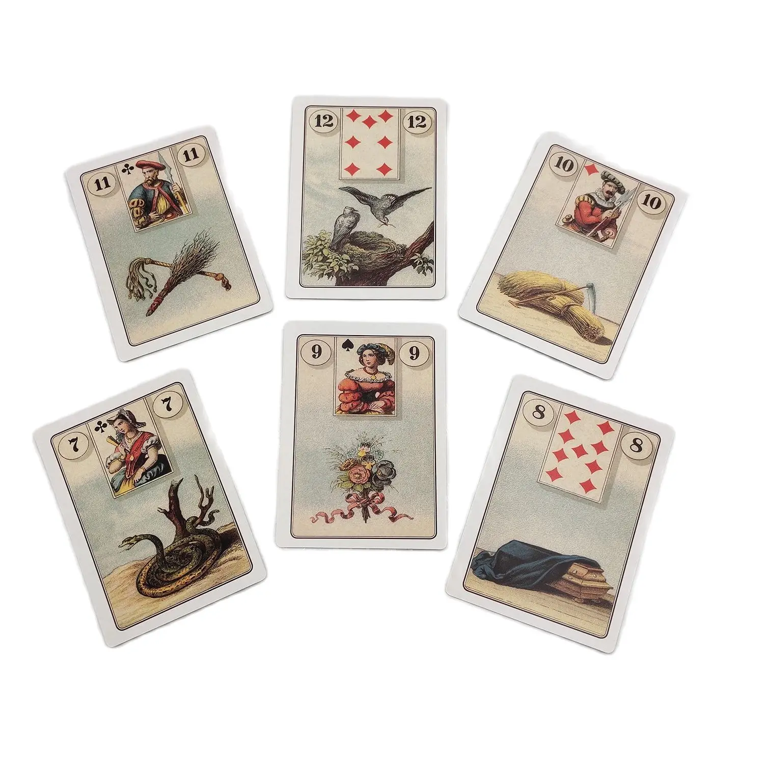 Карточки Lenormand с изображением оракла 36 листов карточки Таро гадания судьба