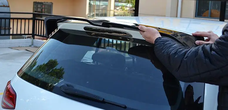 OETTINGER Стиль Настоящее карбоновое волокно автомобиля спойлер крыла для Volkswagen GOLF 7 MK7 нормальная версия/GTI/R/Rline
