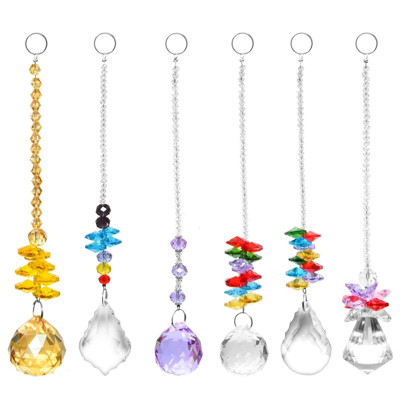 

Suncatcher, Crystal Suncatcher Chandelier Suncatchers Prisms Hanging Ornament Rainbow Maker For Gift, Garden Decoration