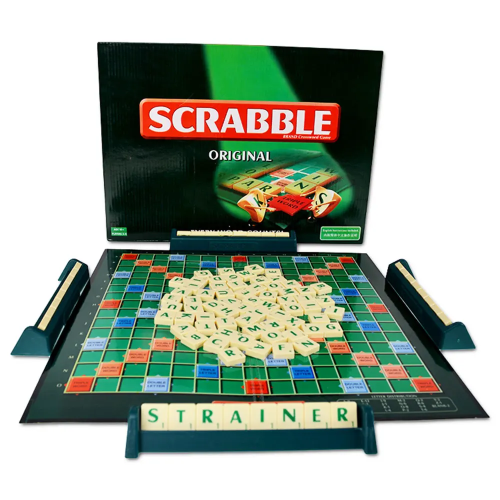 Scrabble семейная настольная игра дети взрослые Развивающие игрушки для детей
