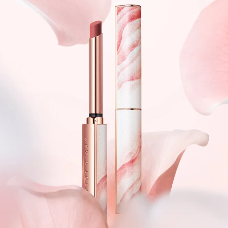 

GY PERFECT DIARY Small Stiletto Heel Lipstick Leather Case Gift Box Matte Lipstick Lasting White For Girlfriend