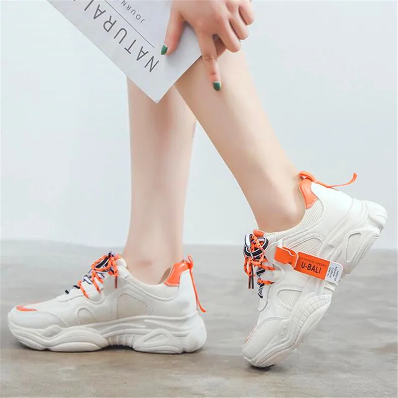 

Women's shoes 2021 spring and summer and summer new breathable fashion wild casual double tie with color