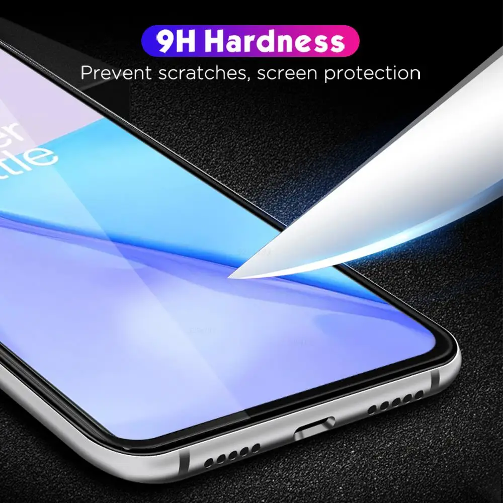 Защитное стекло на весь экран для смартфона Oneplus 9 Nord 2 защитное покрытие