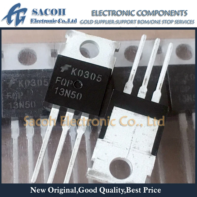 10 шт. FQP13N50 FQP13N50C FQP13N50CF TO-220 13A 500V N-Channel MOSFET | Электронные компоненты и принадлежности