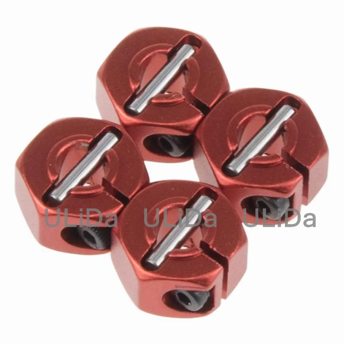 4pcs 12mm Hex 7mm Thickness 5mm Hole Metal Tire Wheel Hub Drive Adapter Mount for 1/10 RC Car Model Hsp Redcat Exceed Tyre Part