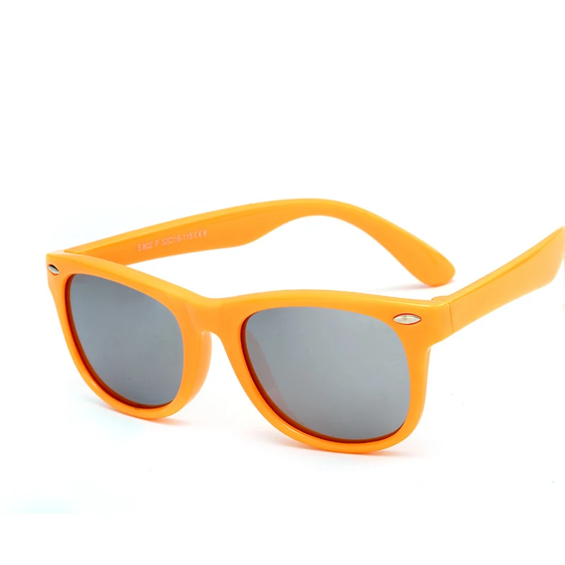 Трендовые Детские поляризованные солнцезащитные очки с рисовым гвоздем модная