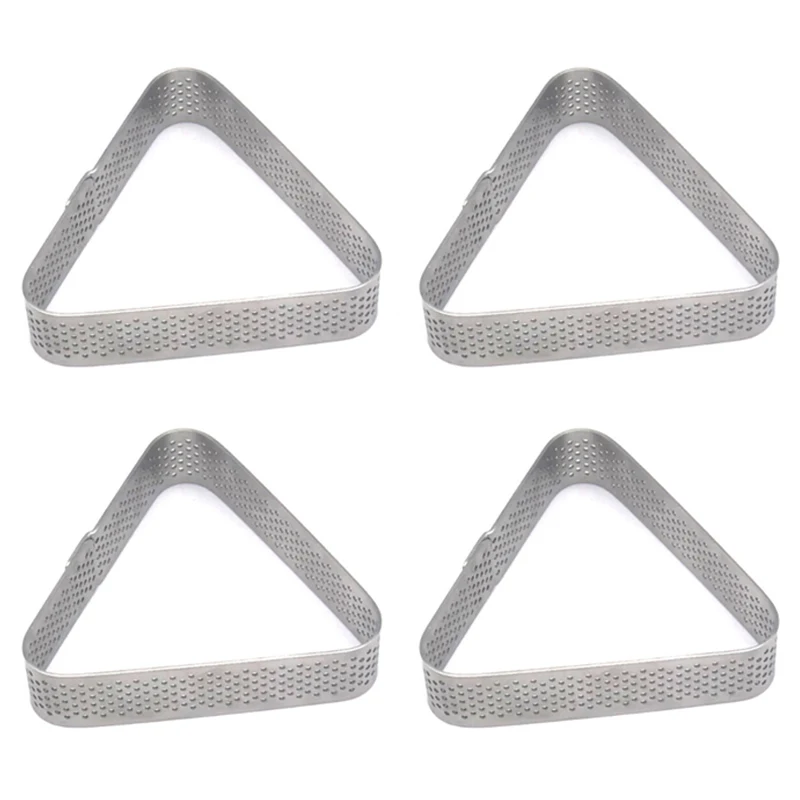 

Stainless Steel Porous Tart Ring Tower Pie Cake Mould Baking ToolsHeat-Resistant Perforated Cake Mousse Ring