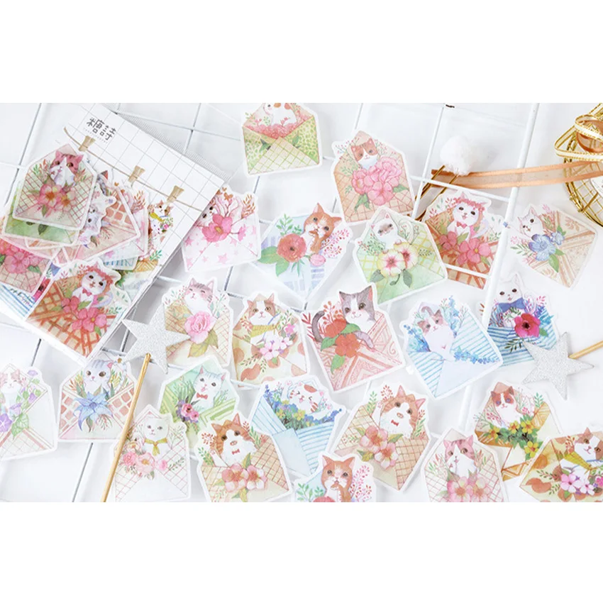

40pcs/lot Cute Summer Concerto Series Sticker Stickers Diary Stationary Scrapbook DIY Decorative Stickers
