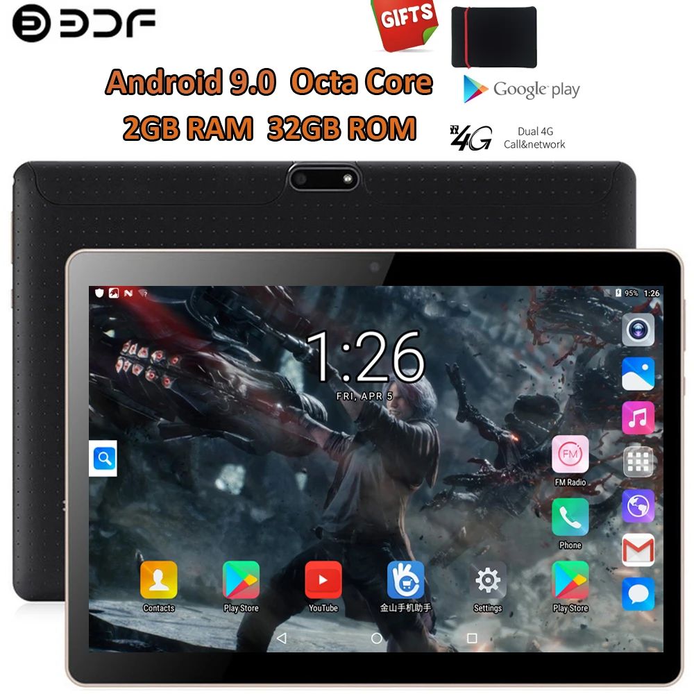 2021 Горячее предложение 10 дюймов планшетный ПК 2 ГБ/32 Гб Dual Core 4G сим карты с