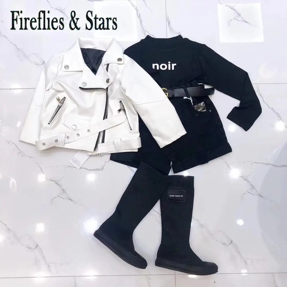 Куртка детская из искусственной кожи на возраст 2-8 лет | Детская одежда и обувь