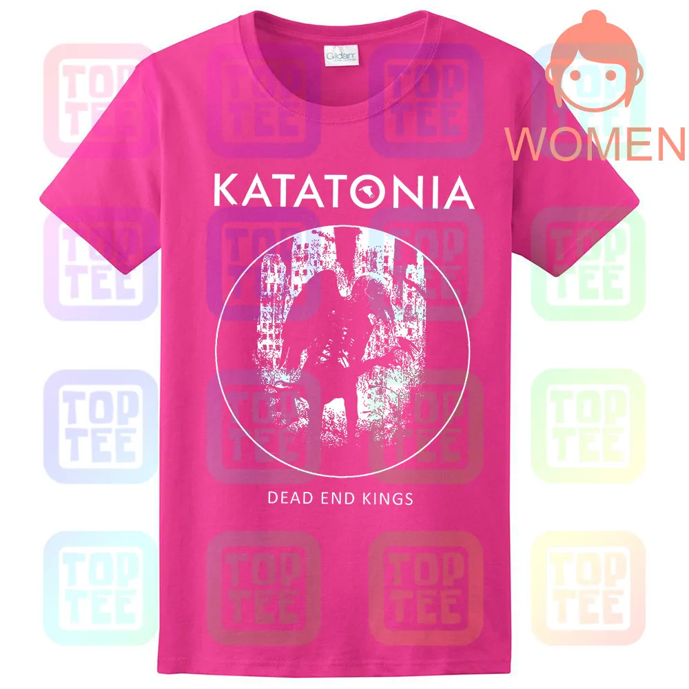 WOMEN-ROSE Кататония-тупые короли-прогрессивный рок,-Opeth, T_ рубашка-Размеры: от S до 7xl-показать название оригинала - Цвет: WOMEN-ROSE