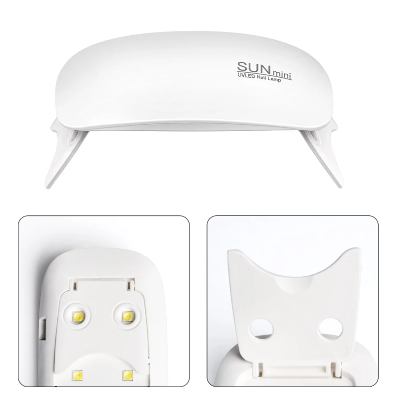 Четыре лилии УФ светодиодный светильник для ногтей сушилка 6 Вт ледяная лампа