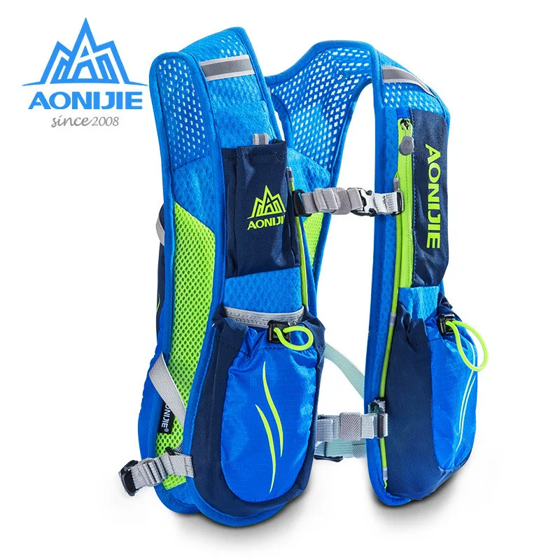 AONIJIE outdoor running marathon hydration nylon 5.5L running bag hiking backpack vest marathon riding hiking camping backpack