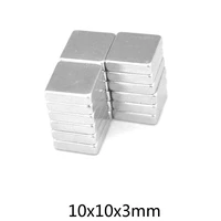 10200pcs 10x10x3 mm quadrate super powerful magnets 10x10mm neodymium magnetic n35 10x10x3mm block strong magnet 10103 mm