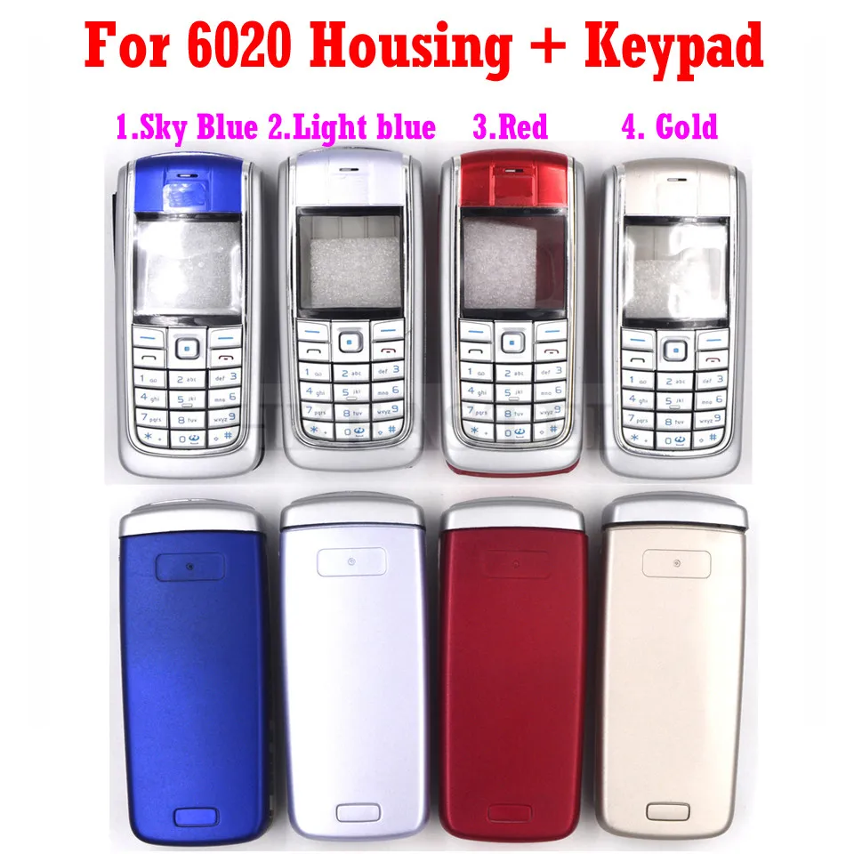 Hkfatel новый корпус клавиатуры для Nokia 6021 передний ЖК дисплей рамка задняя крышка
