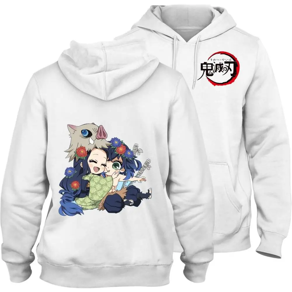 

Demon Slayer Demon Slayer Pattern High-Quality 100% Cotton Hoodie With Pocket Fleece Inside Thick Pullover