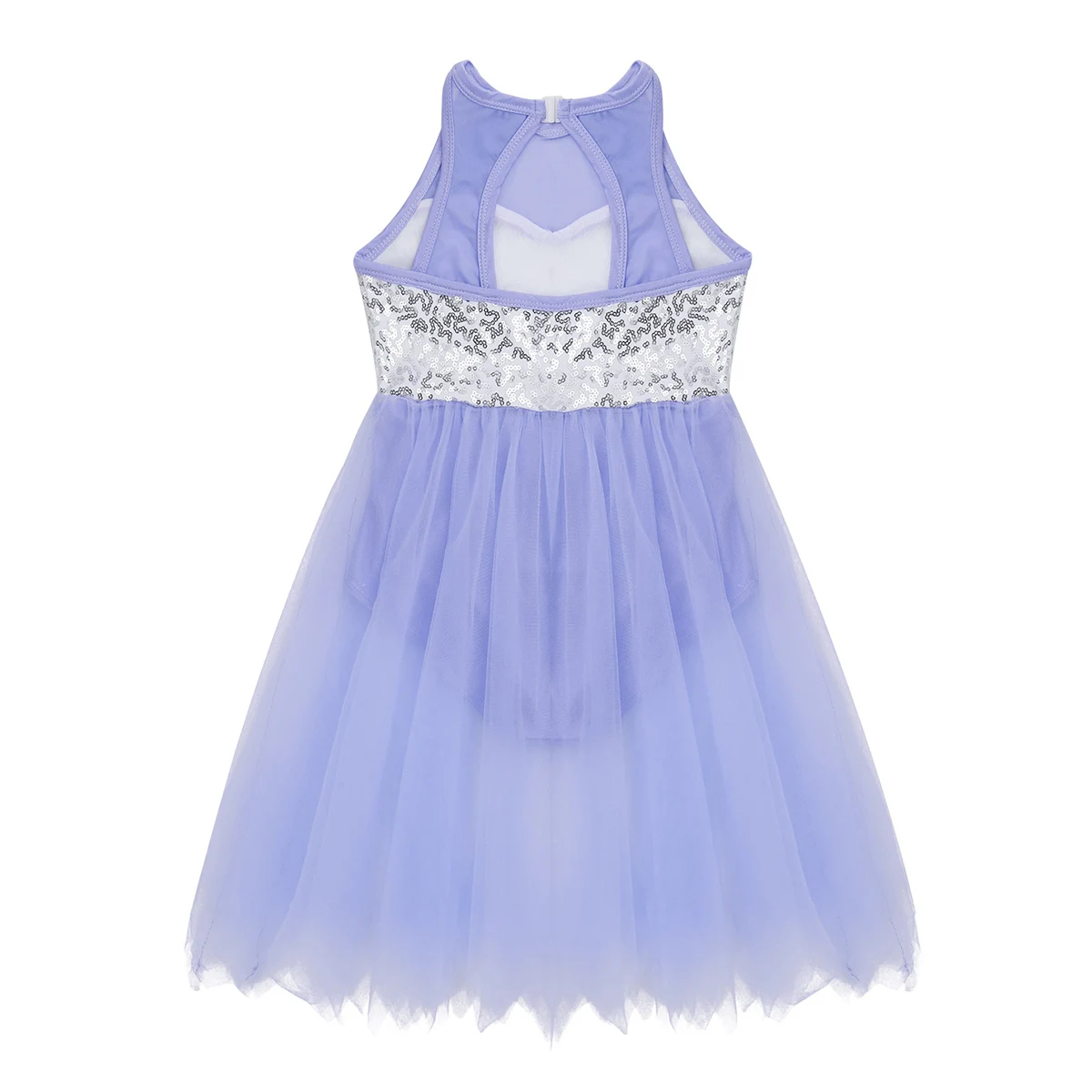 ChicTry/Детское трико без рукавов с блестками для гимнастики Сетчатое платье пачка