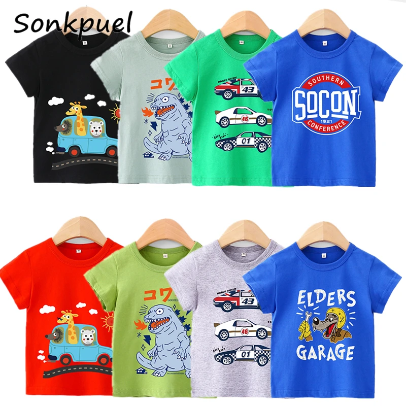 2021 детские летние футболки топы с рисунком для маленьких мальчиков и девочек