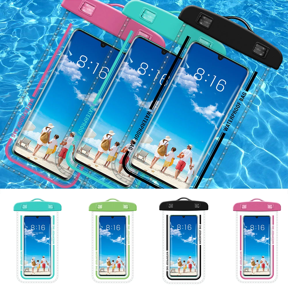 

Водонепроницаемый чехол для телефона для Iphone Samsung Xiaomi плавательный Водонепроницаемый сухой мешок подводный чехол для воды доказательство ...