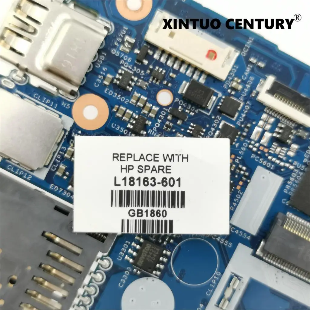 

L18163-601 L18163-501 For HP Pavilion x360 14-CD0007CA 14-CD Laptop Motherboard 17879-1B 448.0E808.001B SR3LA I5-8250U 100% test