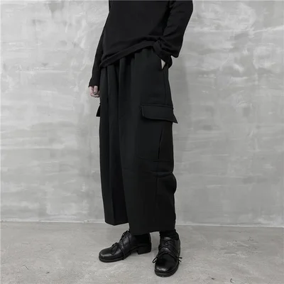 

Women's Black Straight Pants Spring And Summer New Large Loose Casual Women's Fashion Casual Pants Black Simple Casual Pants