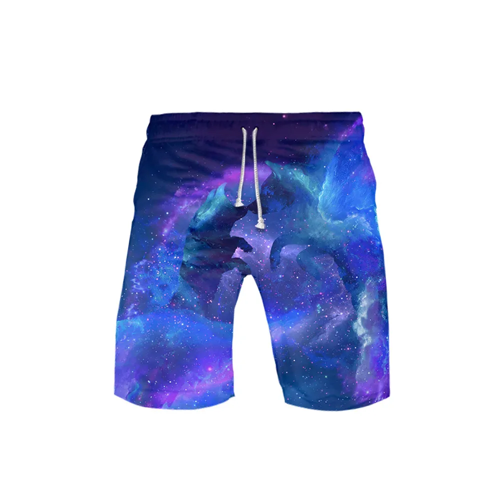 Шорты пляжные с принтом волка плавки для плавания летние короткие брюки в стиле