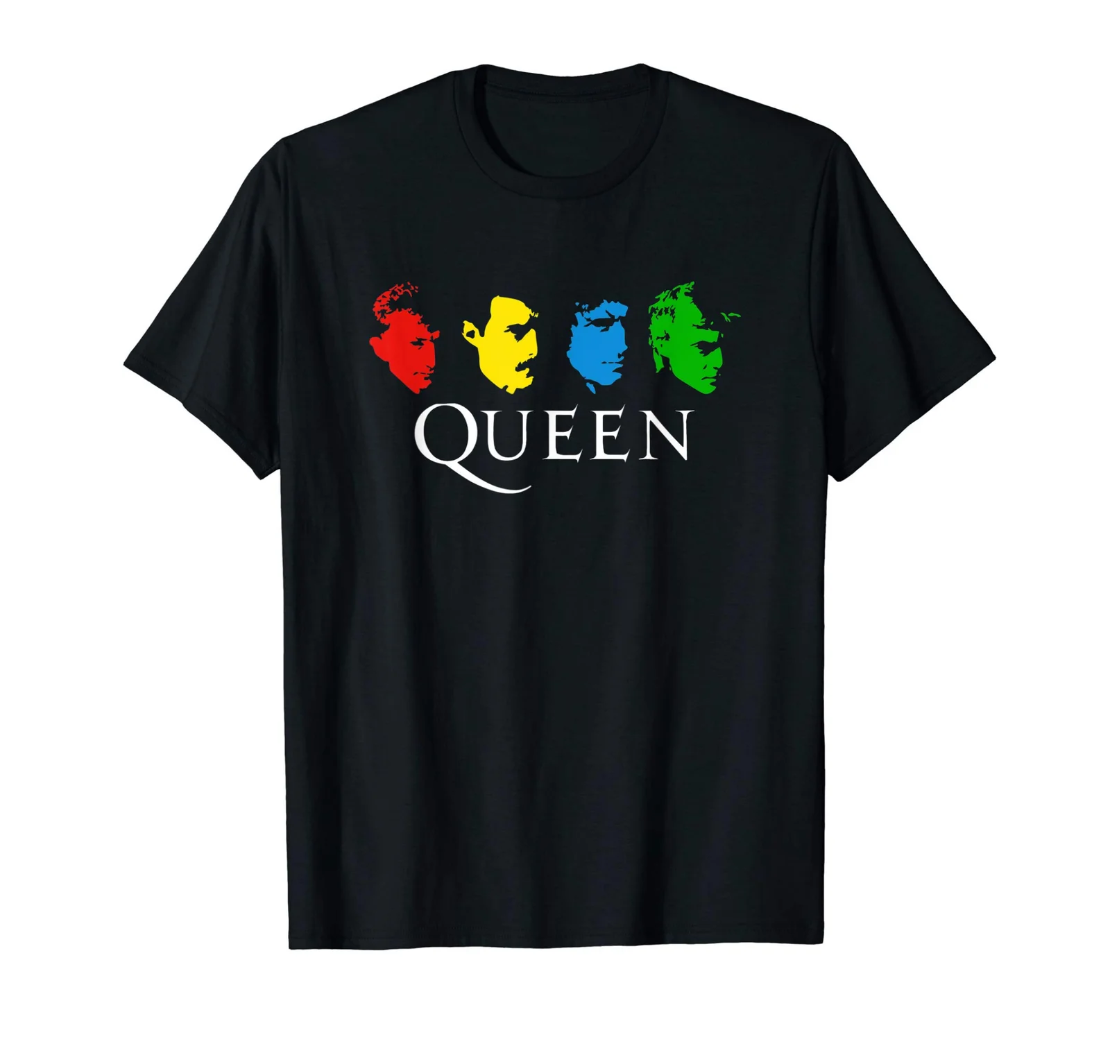 Queen Band British Rock Freddie Mercury For Men Women Youth Black T-Shirt S-3Xl |