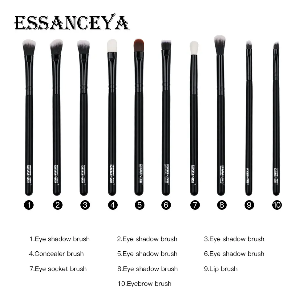 Набор кистей для макияжа ESSANCEYA 5/10 шт. косметическая пудра тени век тональный крем