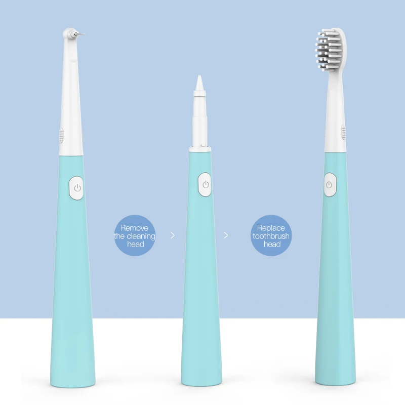 Водонепроницаемая ультра звуковая электрическая зубная щетка отбеливающая для