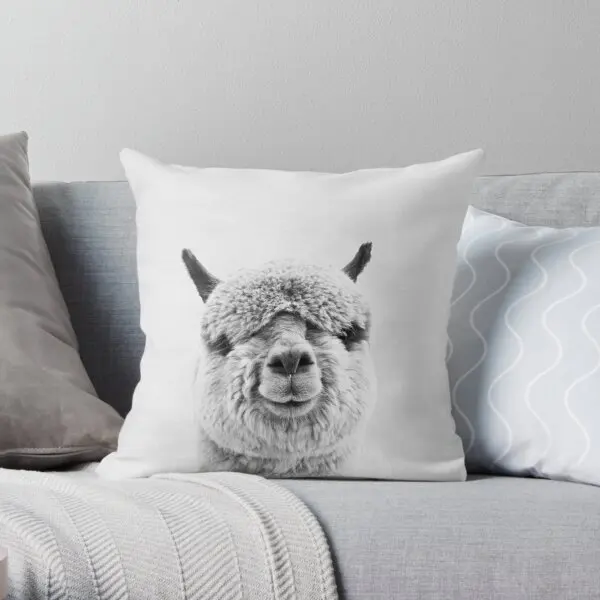

Alpaca Printing Throw Pillow Cover Soft Bedroom Bed Square Wedding Decorative Office Decor Fashion Comfort Pillows not include