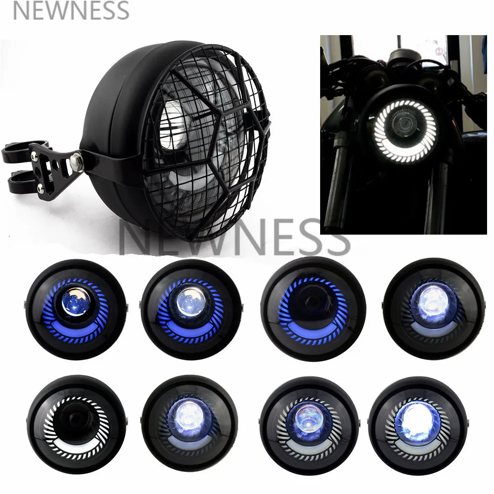 Мотоциклетная светодиодный ная фара в стиле ретро с боковым креплением для M109R