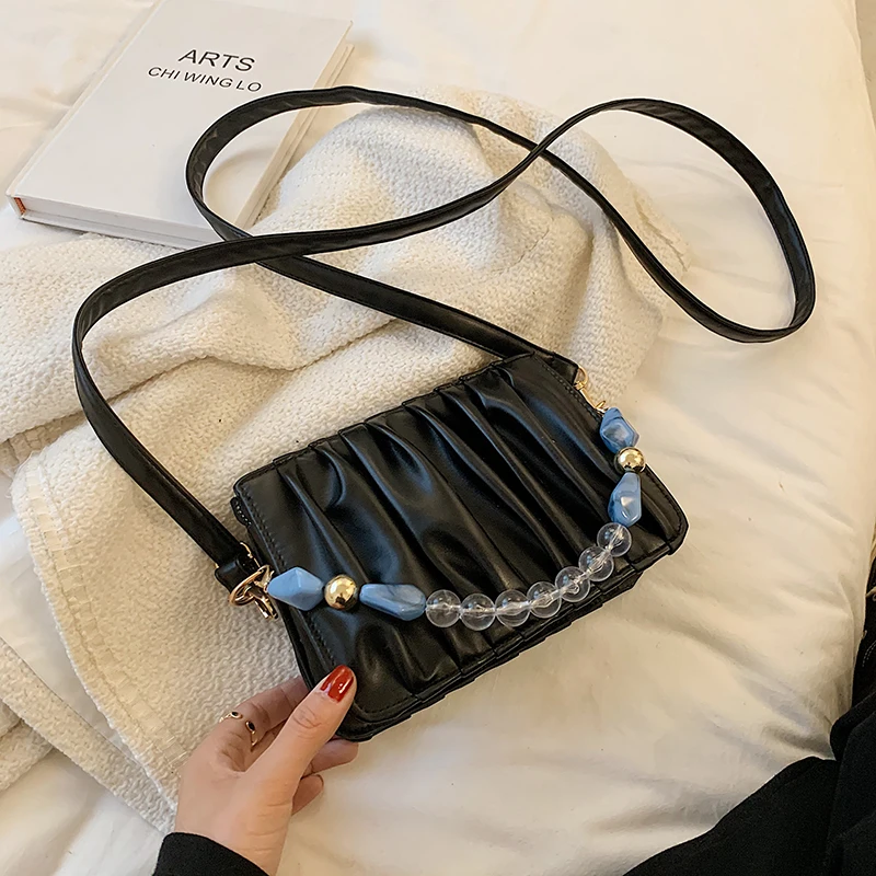 

New Casual Chain Crossbody Bags For Women Fashion Simple Shoulder Bag Ladies Designer Handbags PU Leather Messenger Bags