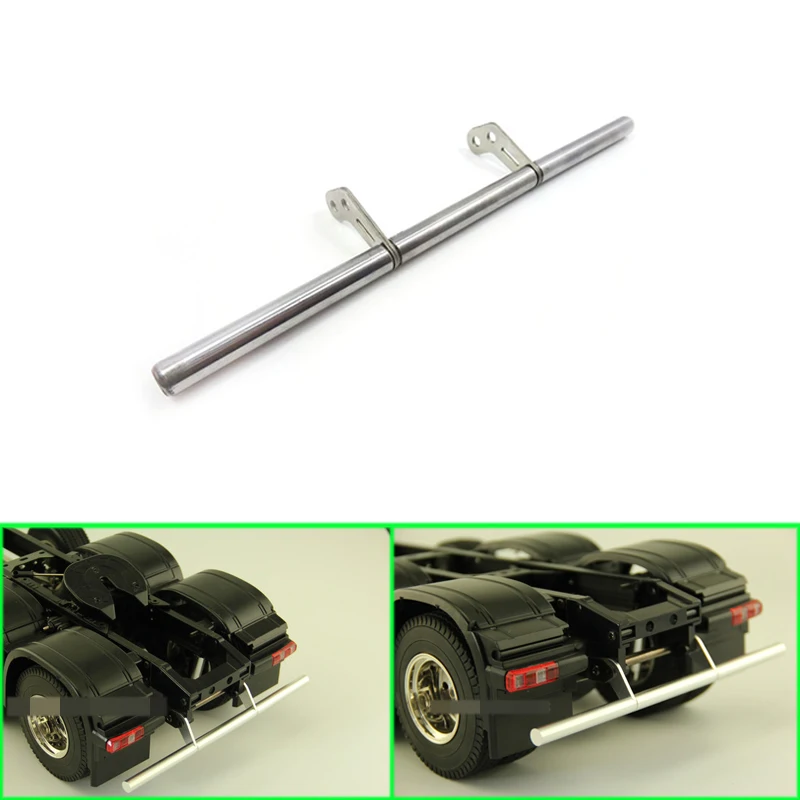 

All Metal Bumper for 1/14 Tamiya RC Truck Trailer Tipper Scania MAN Benz Actros Volvo Car Diy Parts