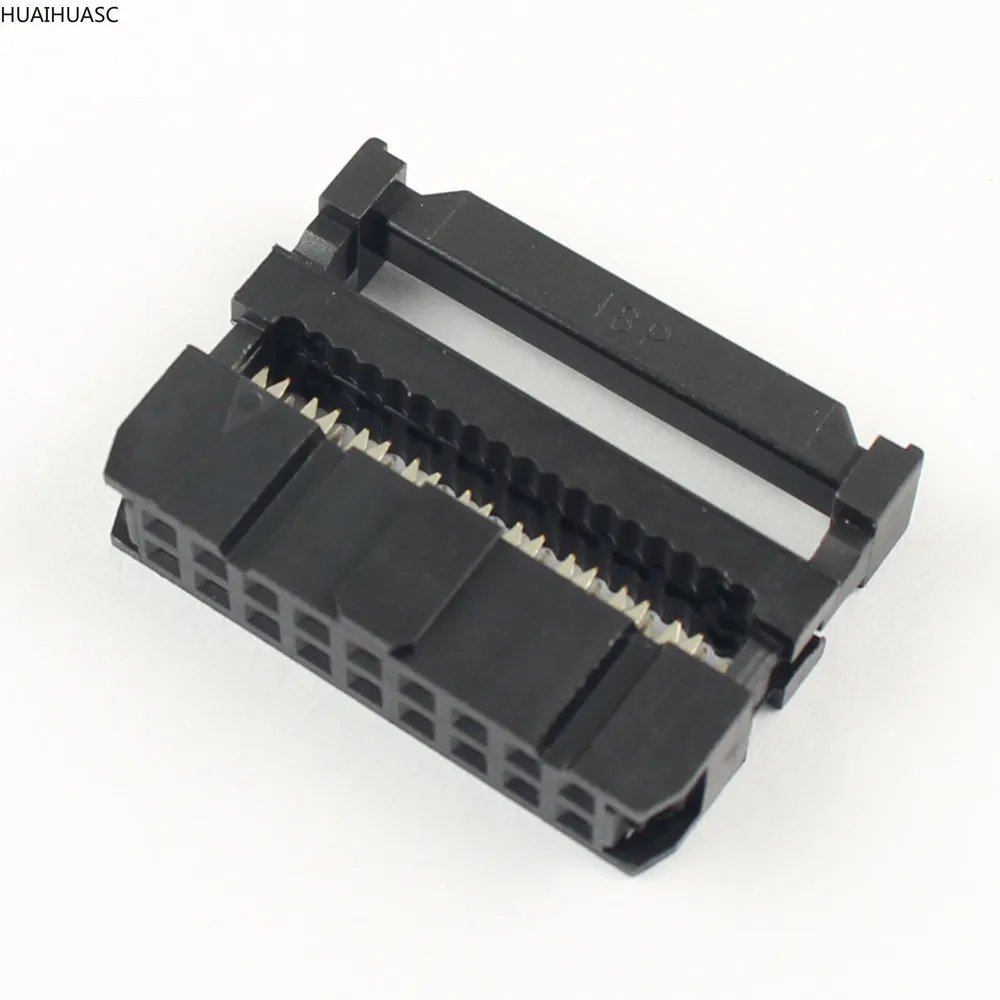 10 шт. 2 54 мм шаг 2x9 Pin 18 гнездо FC разъема IDC наружный коллектор разъем|connector 2.54mm|connector