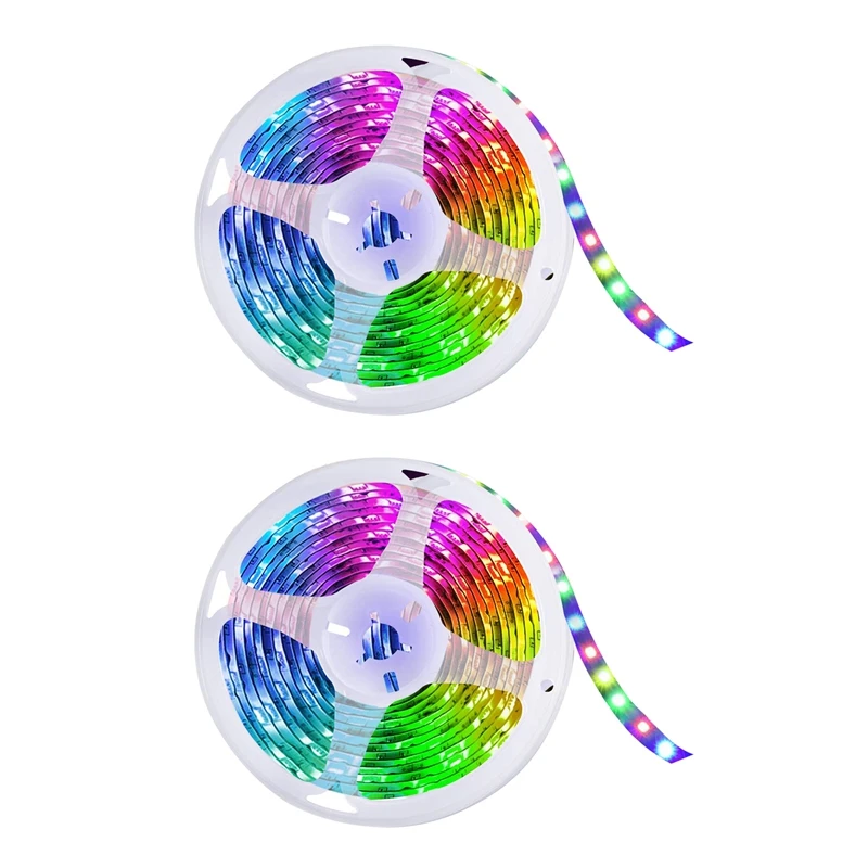 

LED Strip Lights 5M 5050 Flexible RGB with 44 Keys for Room Bar Party