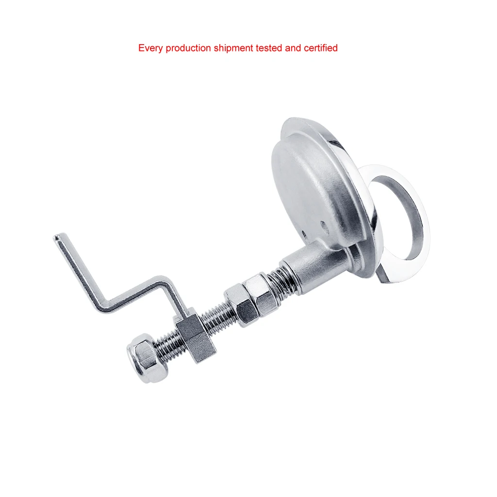 Ловушка для люка морского судна из нержавеющей стали 316, с поворотным замком, подъемной ручкой, спрятанной внутри, крепление вровень с поверхностью, рычаг ручки.