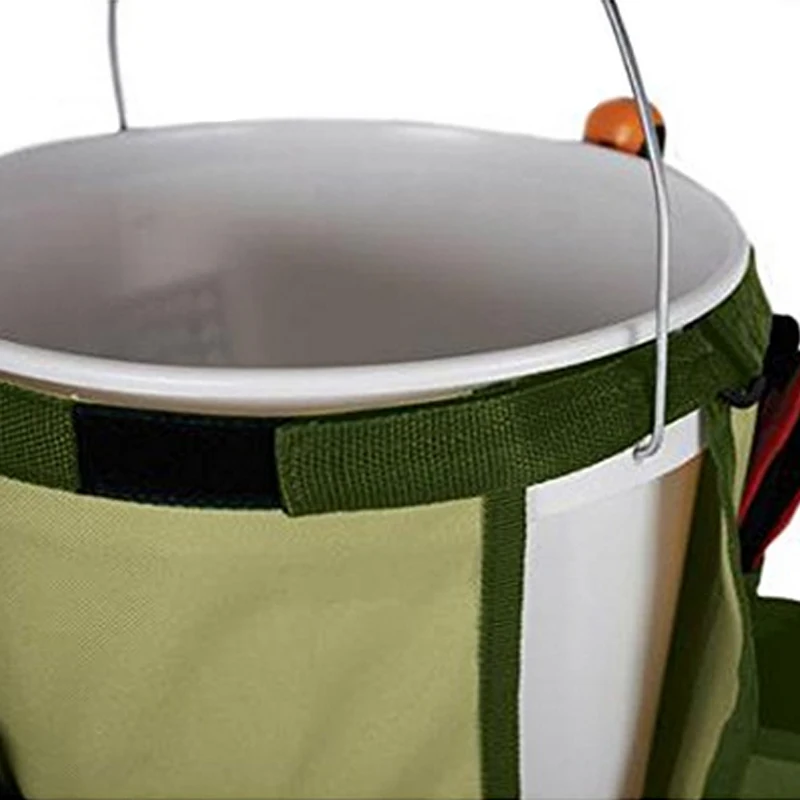 

1Piece Garden Tool Bag Oxford Fabric Garden Bucket Bag for Gardening Tool Kit Tools Excluded