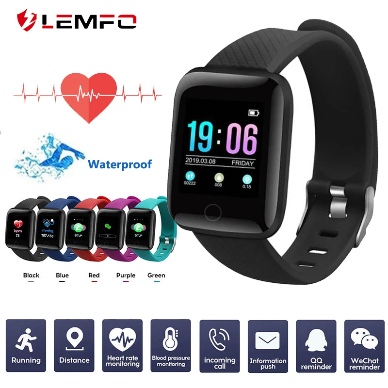 LEMFO умные часы для мужчин кровяное давление водонепроницаемые женщин пульсометр