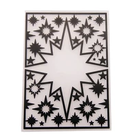 yinise plastic embossing folder for scrapbook stencils stars diy paper album cards making craft supplies scrapbooking molds
