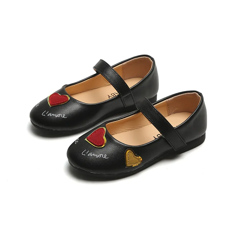 Детская обувь принцессы для девочек осень 2020 новый модный дизайн любви детская