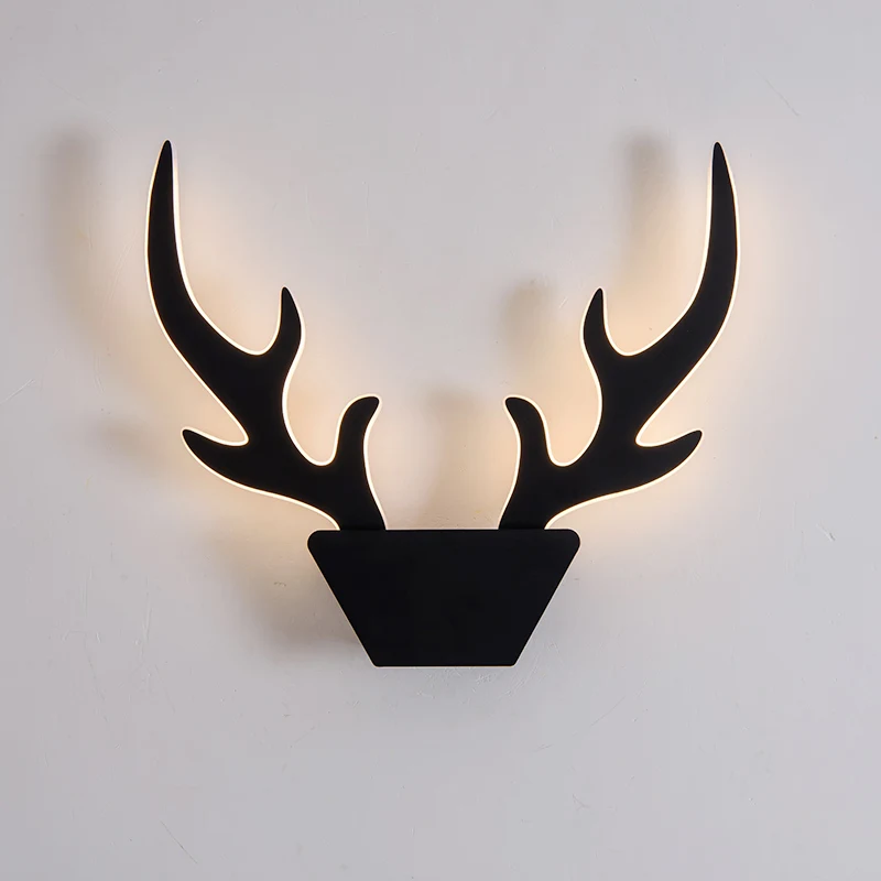 Современный минималистичный настенный светильник с рогами прикроватная лампа