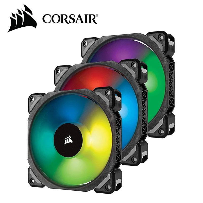 Corsair ML120/ML140 PRO RGB 120 мм 140 Премиум магнитная левитация LED PWM вентилятор|Оперативная