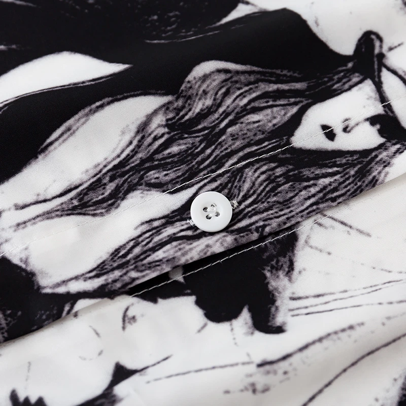 

Vintage Print Shirt Women Blouse 2020 Autumn New Design Loose Long Sleeve Womens Tops and Blouses Elegant Ladies Blouses D3309