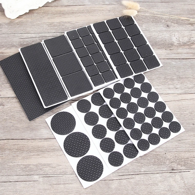 

1 Pack Multiple Size Premium Furniture Felt Pads Black Self Adhesive Felt Pads
