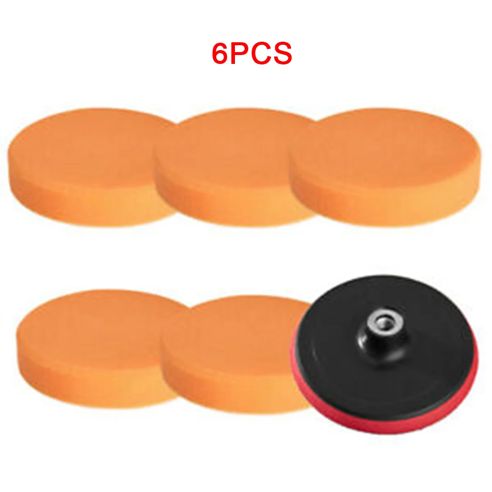 

150mm Buffing Sponge Polishing Pad Car Polisher Electric M14 Drill Adapter Wheel