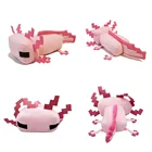 Новинка, 30 см, розовая плюшевая игрушка Axolotl, мягкие набивные животные, Мультяшные плюшевые Axolotl куклы для детей и взрослых, подарок для геймера, украшение для дома
