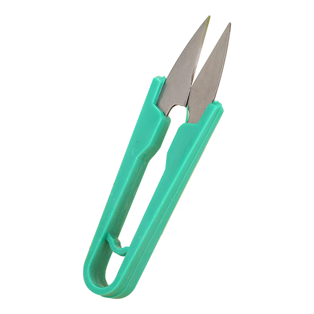 Stainless Steel Household Cross Stitch Scissors Line Cutter DIY Tool U-shape Sewing Paper-cut Craft Shears | Спорт и развлечения