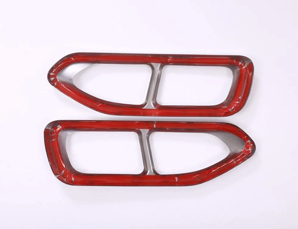 Крышка заднего отделка выхлопной трубы из нержавеющей стали 304 2 шт для BMW 7 серии